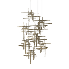 Hubbardton Forge 131107-SKT-LONG-82-II0728 - Tura 9-Light Seeded Glass Pendant