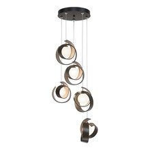 Hubbardton Forge 131129-SKT-STND-05-GG0711 - Riza 5-Light Pendant