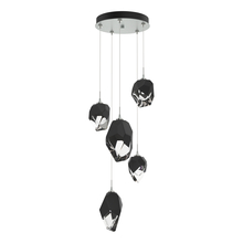 Hubbardton Forge 131139-SKT-STND-82-BP0756 - Chrysalis 5-Light Mixed Crystal Pendant