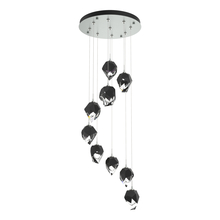 Hubbardton Forge 131140-SKT-STND-82-BP0754 - Chrysalis 9-Light Small Crystal Pendant