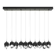 Hubbardton Forge 131143-SKT-STND-14-BP0754 - Chrysalis 10-Light Small Crystal Pendant