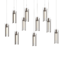 Hubbardton Forge 131204-SKT-LONG-05-ZM0065 - Exos Glass 10-Light Pendant