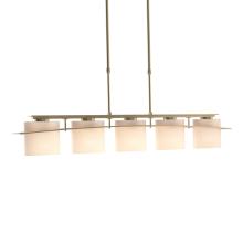 Hubbardton Forge 137525-SKT-SHRT-84-GG0182 - Arc Ellipse 5 Light Pendant