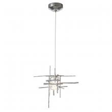 Hubbardton Forge 161184-SKT-STND-85-II0728 - Tura Seeded Glass Low Voltage Mini Pendant