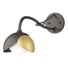 Hubbardton Forge 201377-SKT-14-86-GG0711 - Brooklyn 1-Light Double Shade Long-Arm Sconce