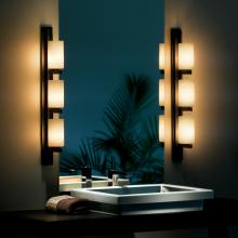 Hubbardton Forge 206309-SKT-RGT-07-GG0168 - Ondrian 3 Light Vertical Sconce