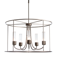 Hubbardton Forge 362010-SKT-LONG-10-GG0392 - Portico Drum Outdoor Pendant