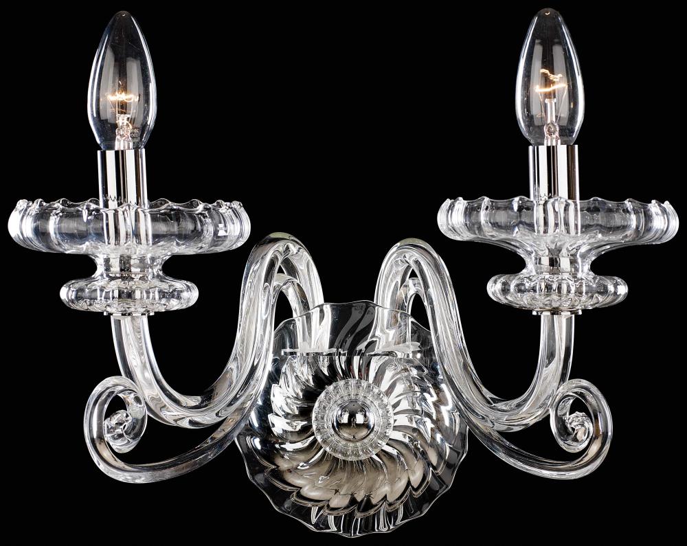 2 LIGHT WALL SCONCE