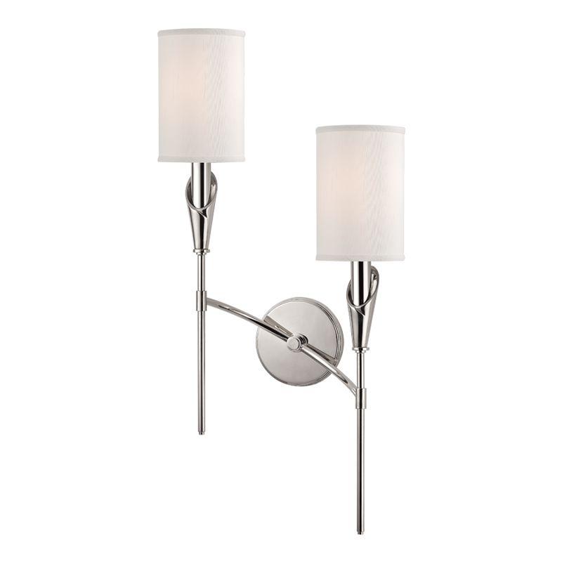 2 LIGHT RIGHT WALL SCONCE