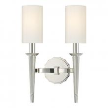 Hudson Valley 8882-PN - 2 LIGHT WALL SCONCE