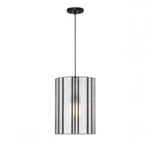 Lighting One US V6-L7-4026-1-89 - Bonn 1-Light Pendant in Matte Black