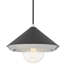 Mitzi by Hudson Valley Lighting H139701L-PN/BK - Marnie Pendant