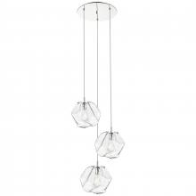 Access 63127LEDDLP-MSS/CLR - 3 Light LED Pendant