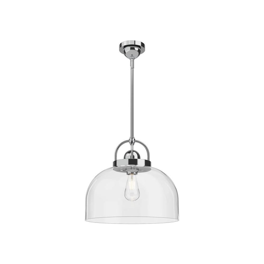 Lancaster 15-in Chrome 1 Light Pendant