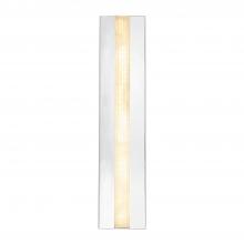 Alora Lighting WV322623PNAR - Kismet 23-in Polished Nickel/Alabaster LED Wall/Vanity