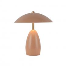 Alora Lighting TL437409PEC - Poppy 9-in Peach LED Table Lamp