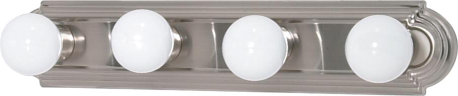 4 Light - 24&#34; Vanity Strip - Brushed Nickel Finish