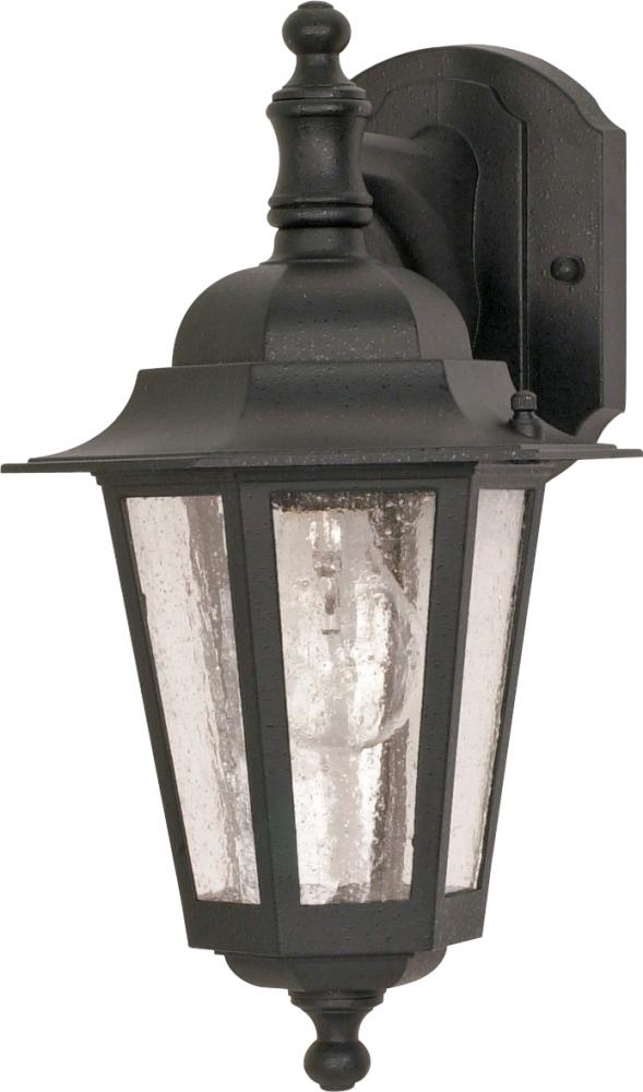 Cornerstone - 1 Light - 13&#34; - Wall Lantern - Arm Down with Clear Seed Glass; Color retail