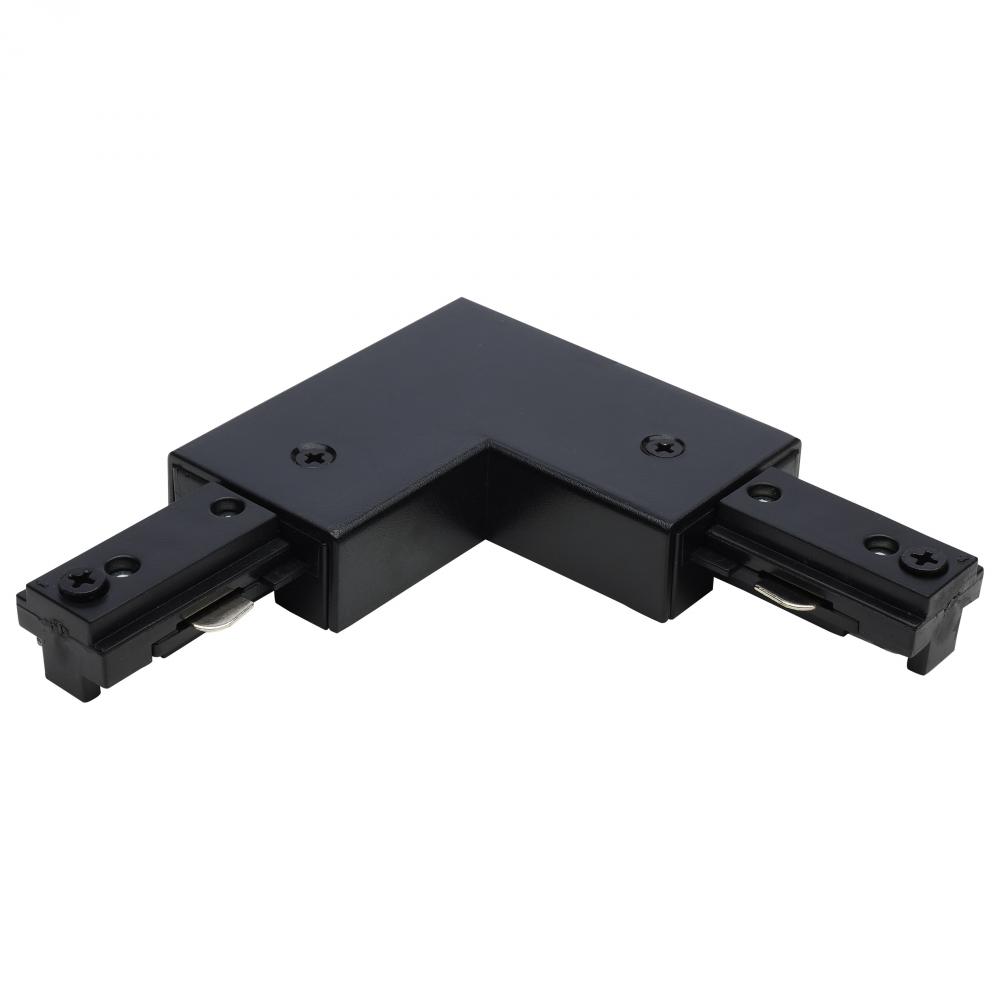 L Connector; Reverse Polarity; Black Finish