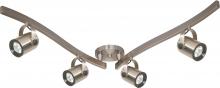 Nuvo TK384/2 - 4 Light - MR16 Halogen Swivel Track Kit - 4 foot Track