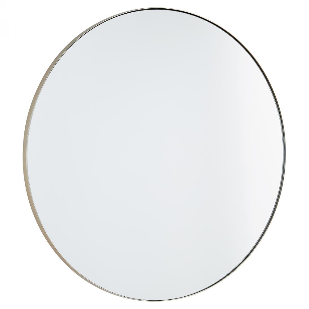 30&#34; ROUND MIRROR - SLV