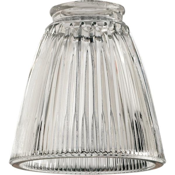 2.25&#34; CLEAR RIBBED BELL