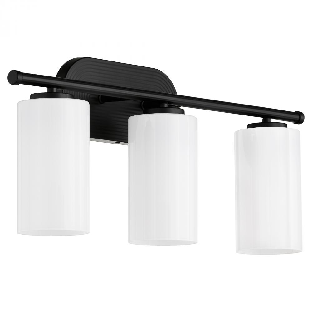 Belinder 3 Light Vanity, Matte Black