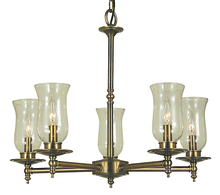  2505 BN - 5-Light Brushed Nickel Sheraton Dining Chandelier