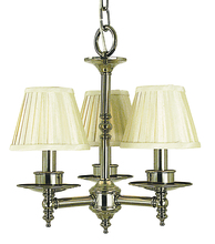 Framburg 2518 MB - 3-Light Mahogany Bronze Sheraton Mini Chandelier