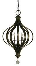 Framburg 4585 MB - 5-Light Mahogany Bronze Aries Chandelier