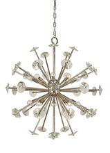 Framburg 4816 PN - 20-Light Polished Nickel Apogee Foyer Chandelier