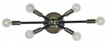 Framburg 5015 PN/MBLACK - 6-Light Simone Sconce