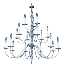  7918 PB - 18-Light Polished Brass Jamestown Foyer Chandelier