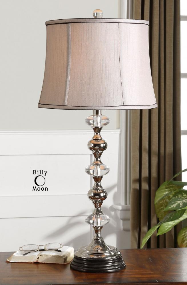 Polished Aluminum Table Lamp