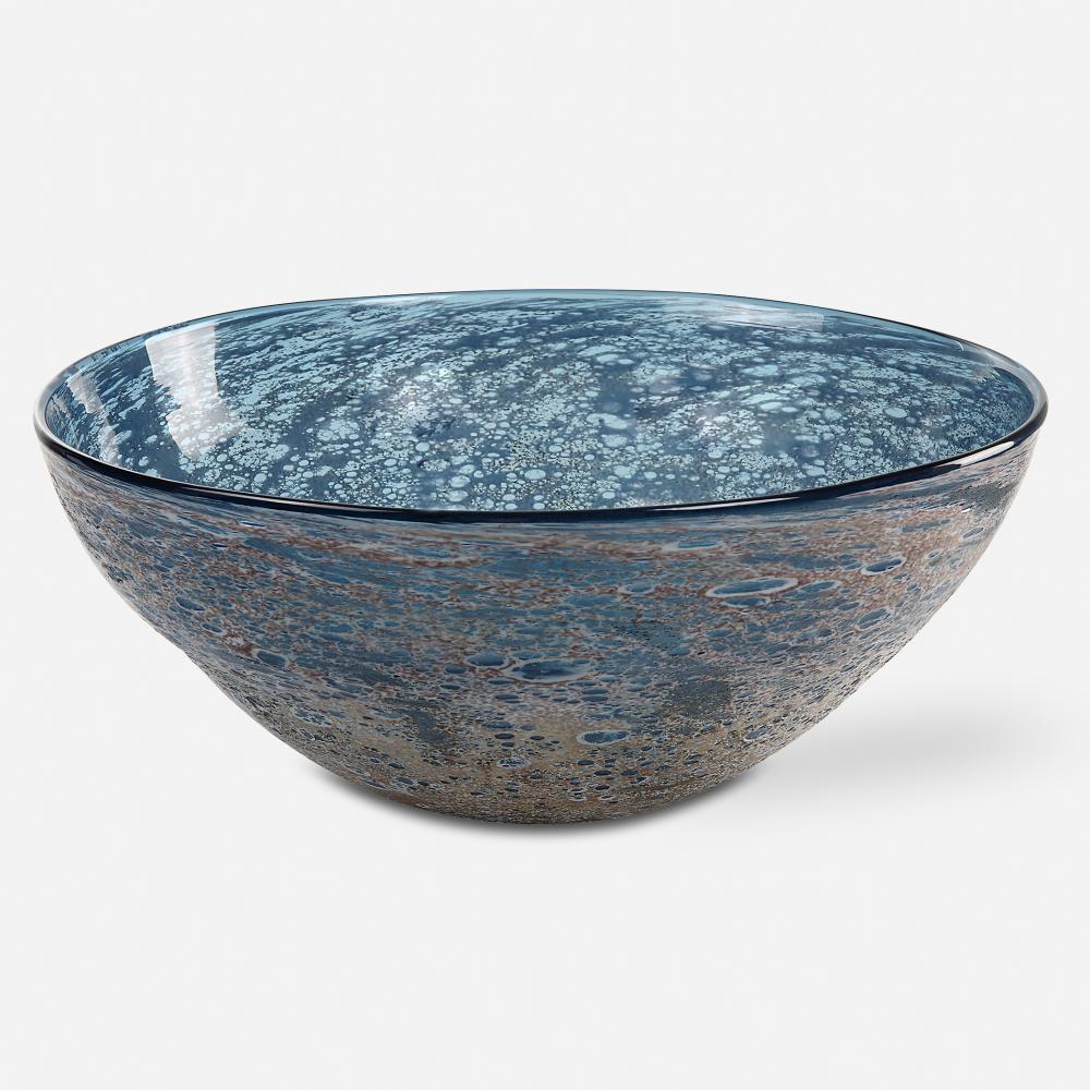 Genovesa Aqua Glass Bowl