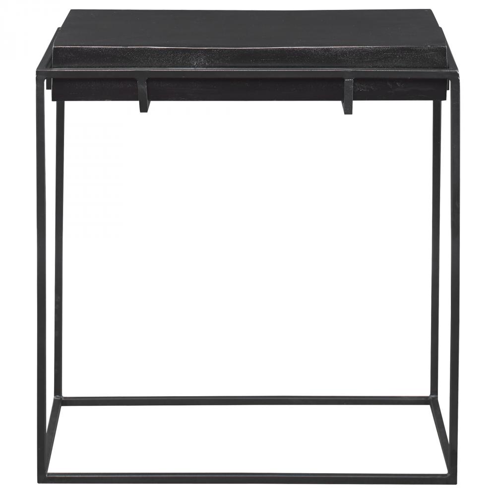 Telone Modern Black Side Table