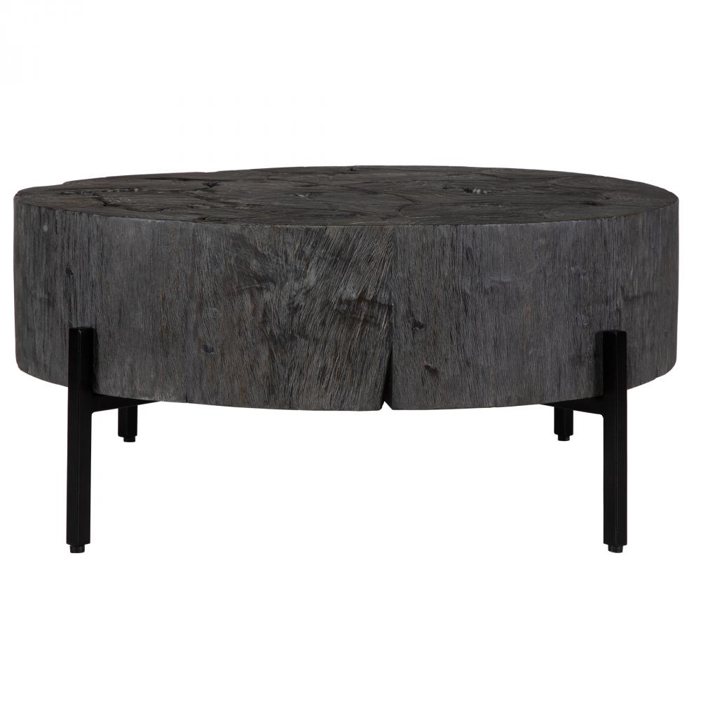 Adjoin Rustic Black Coffee Table