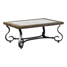 Uttermost 25857 - Uttermost Mona Light Honey Stained Coffee Table