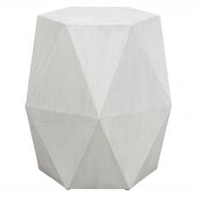 Uttermost 25273 - Volker White Geometric Accent Table