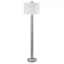 Uttermost 28345 - Uttermost Silverton Brushed Nickel Floor Lamp