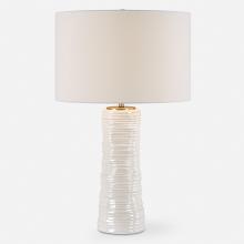 Uttermost 30388-1 - Pavlova Glossy White Table Lamp