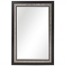 Uttermost 09722 - Uttermost Chamberlain Silver & Ebony Mirror