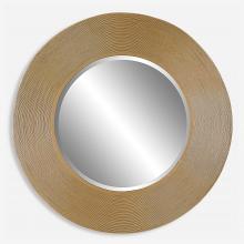 Uttermost 09801 - Archer Gold Wire Round Mirror