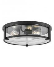 Hinkley 3243BK-CL - Medium Flush Mount