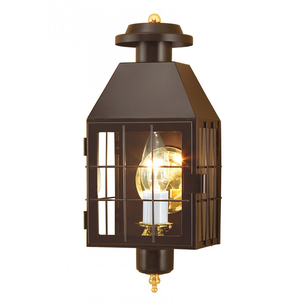 American Heritage 16.5&#39;&#39; High 1-Light Outdoor Sconce - Bronze