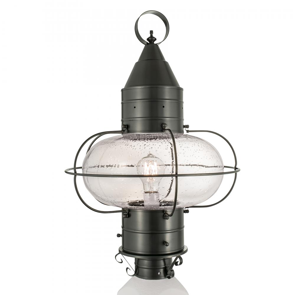 Classic Onion 22.5&#39;&#39; High 1-Light Outdoor Post Light - Gun Metal