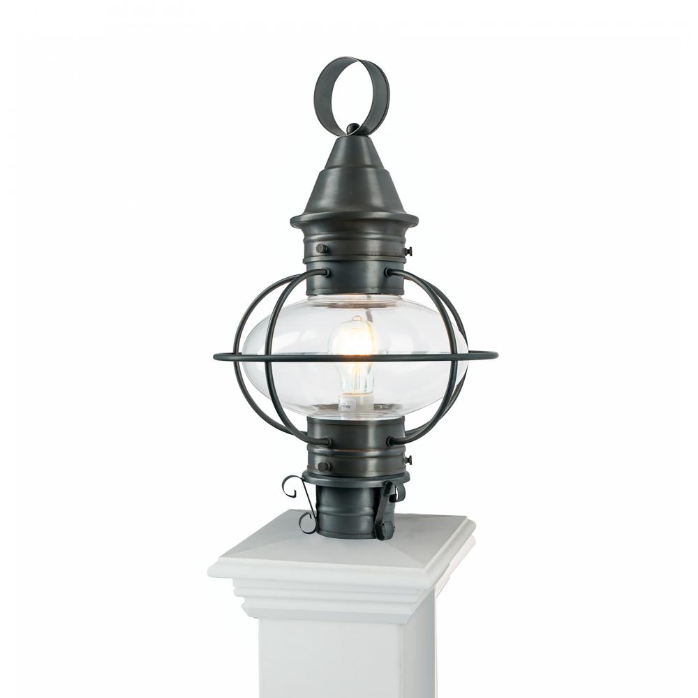 American Onion 19&#39;&#39; High 1-Light Outdoor Post Light - Gun Metal