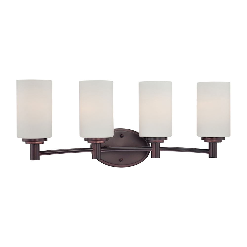 Thomas - Pittman 24&#39;&#39; Wide 4-Light Vanity Light - Sienna Bronze