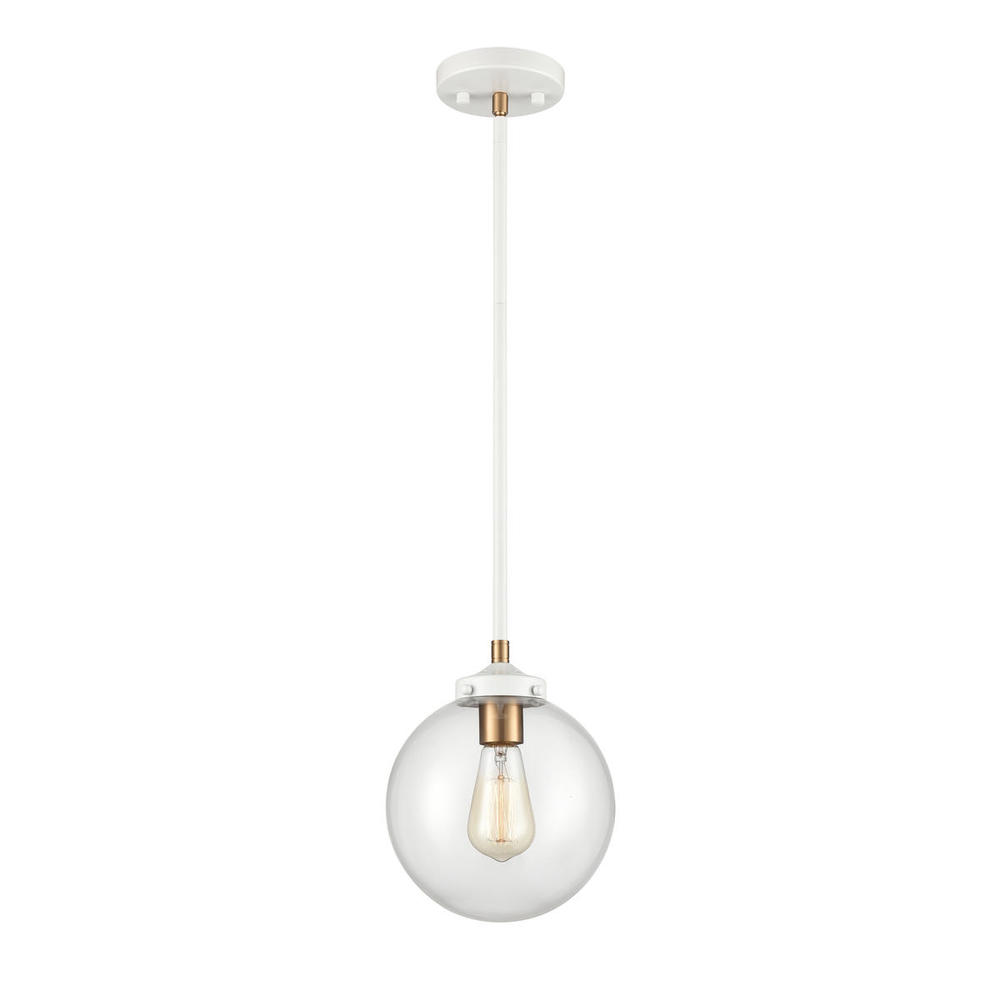 Boudreaux 8&#39;&#39; Wide 1-Light Mini Pendant - Matte White