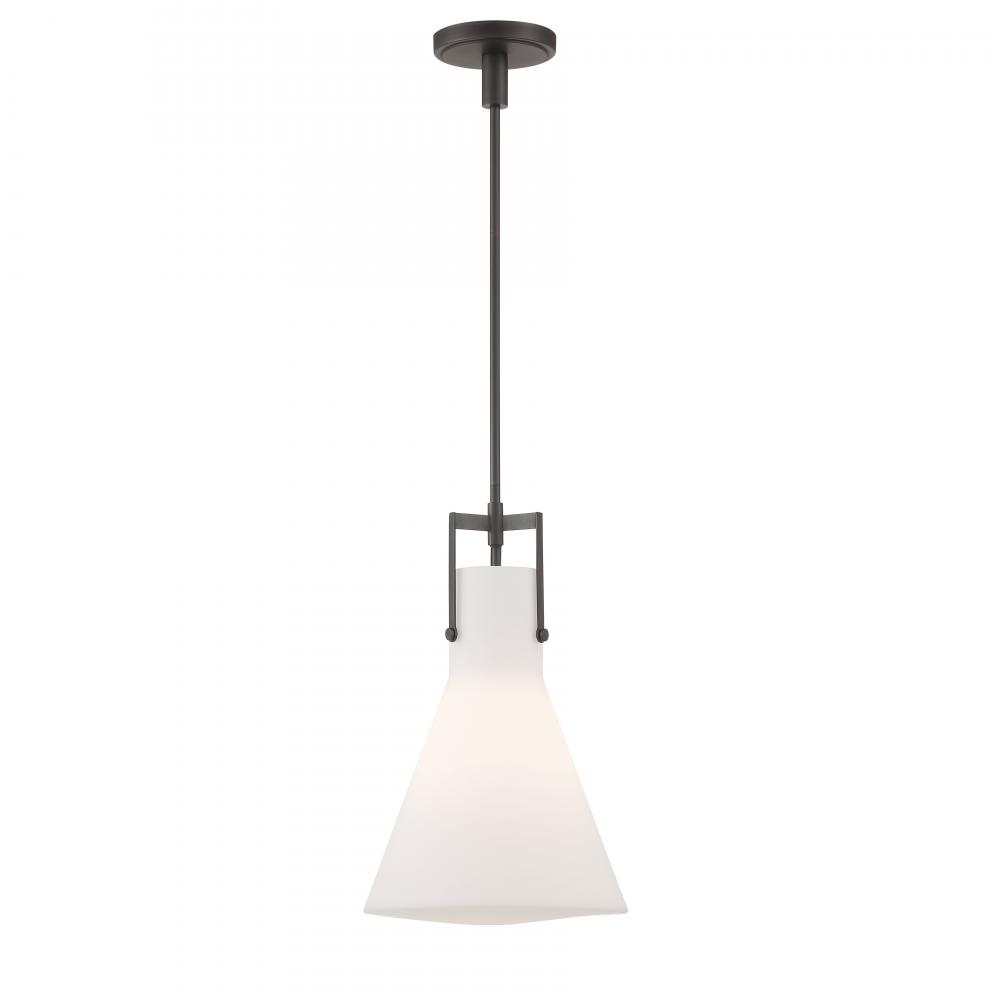 Izel 12&#39;&#39; Wide 1-Light Pendant - Oil Rubbed Bronze